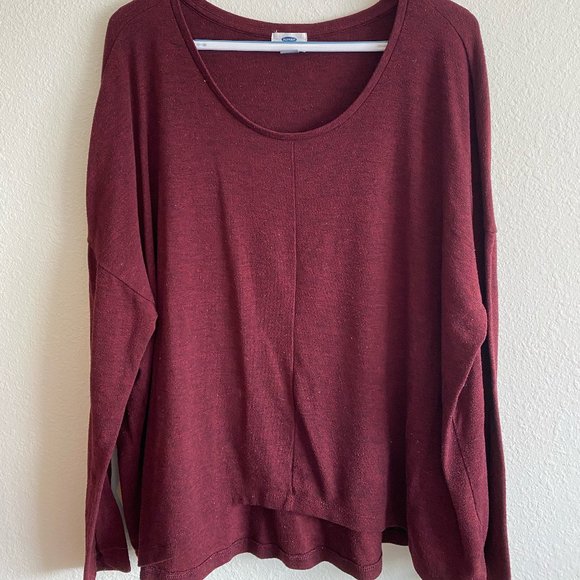 Old Navy Maroon Sweater - Picture 1 of 5